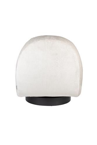 Sillón Eden Tejido Beige Líneas Suaves, 85 Cm