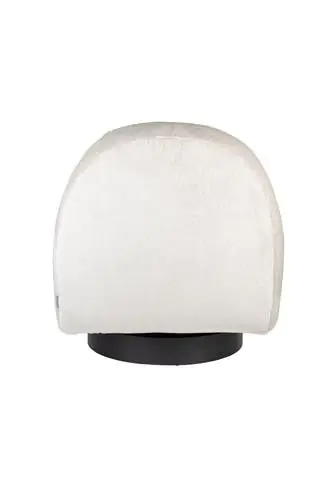 Sillón Eden Tejido Beige Líneas Suaves, 85 Cm