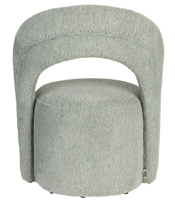Sillón Giratorio Tejido Verde, 62'50 Cm