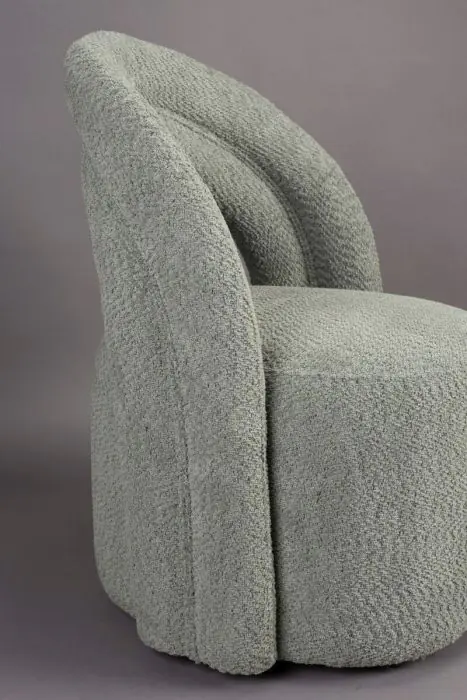 Sillón Giratorio Tejido Verde, 62'50 Cm