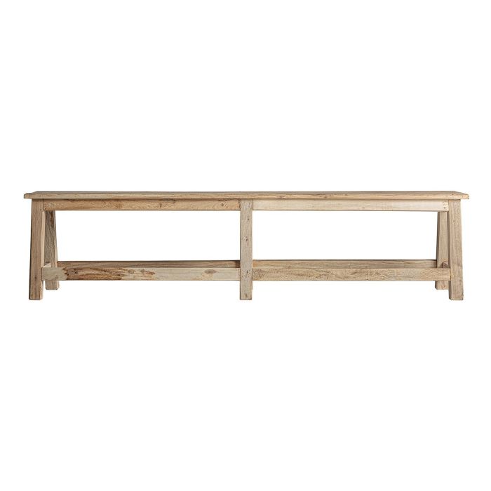 Banco Madera Teka Natural Rectangular, 182 Cm