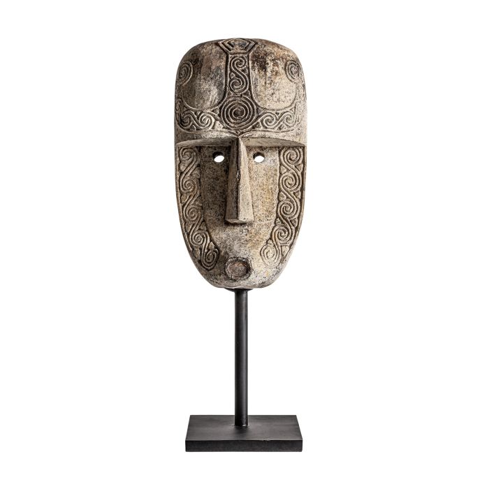 Figura étnica gris cara