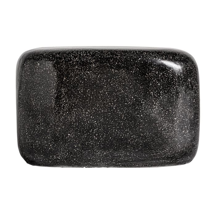 Mesa Centro Piedra Color Negro Pulido, 70 Cm