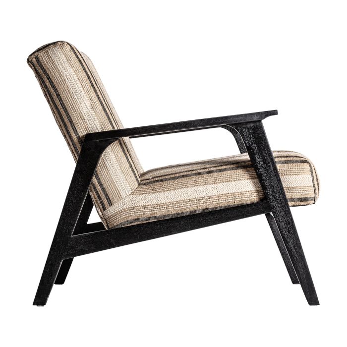 Sillón 85X73X78 Mango Negro Tejido Decorado