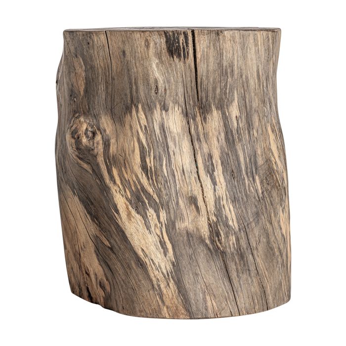 Reposapiés en madera de tamarindo marrón.