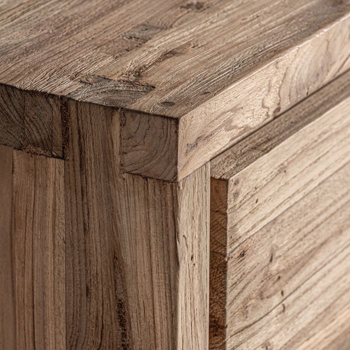 Cómoda Madera Reciclada Natural Nudos, 140 Cm