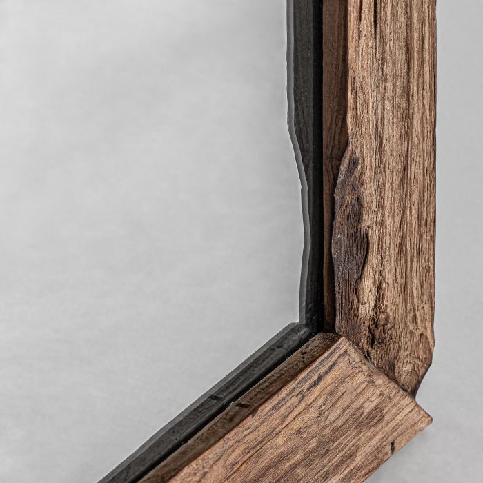 Espejo Madera Teka Natural Rectangular, 150 Cm