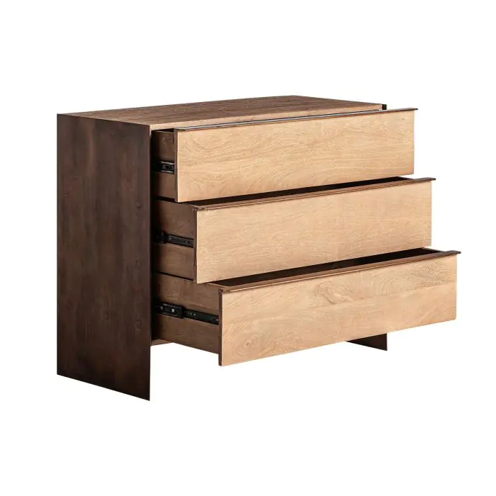 CÓMODA KILLEANY Madera Natural  3 Cajones