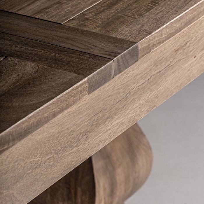 Mesa Comedor Extensible Brandet Madera Mango, 200 Cm