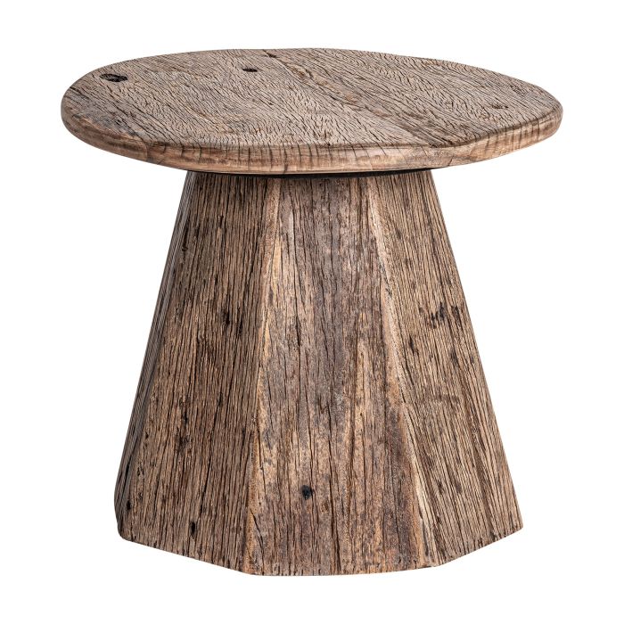 Mesa Auxilar Madera Envejecida Natural, 55 Cm