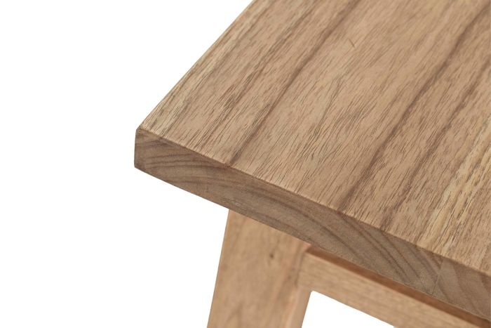 Consola 4 Cajones Madera Mindi Natural, 120x30x80 Cm