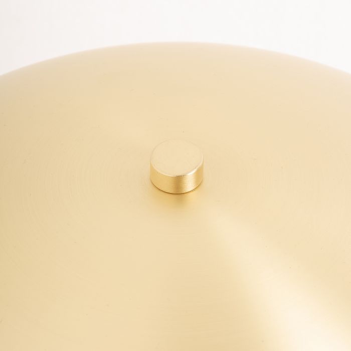Lámpara De Sobremesa Hierro Color Oro Concept, 41 Cm