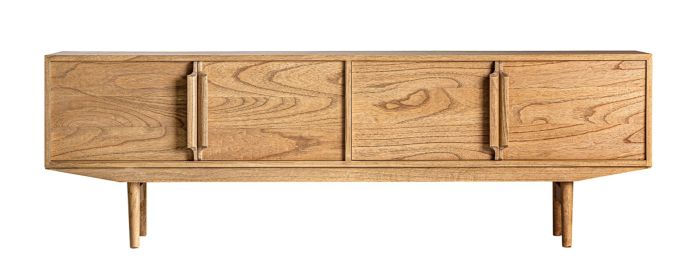 Mueble TV Nyry 4 Puertas Madera Mindi, 190 Cm