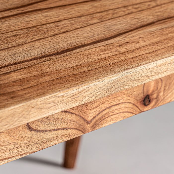 Mesa Comedor Madera Natural Rectangular, 180 Cm