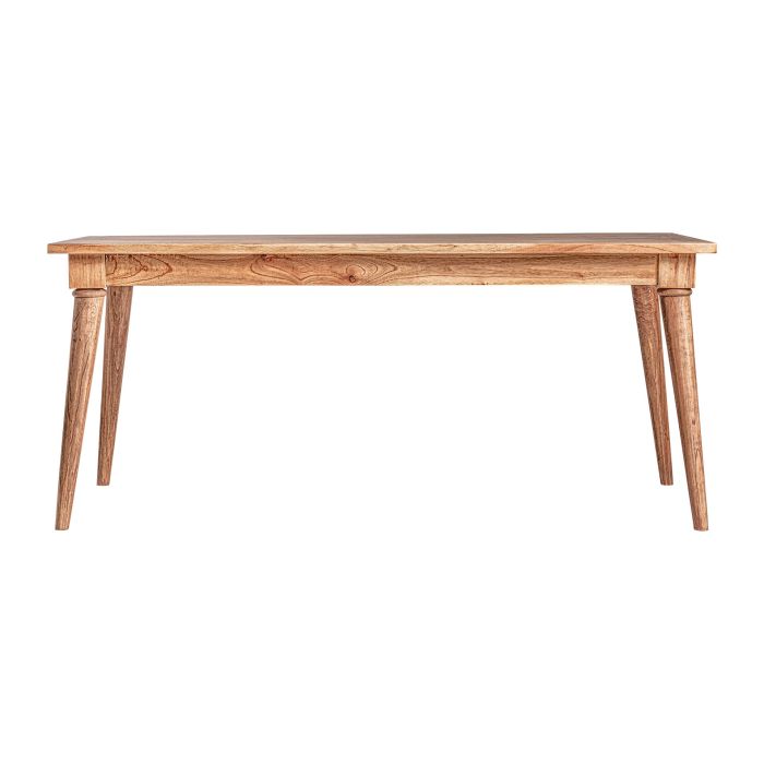 Mesa Comedor Madera Natural Rectangular, 180 Cm
