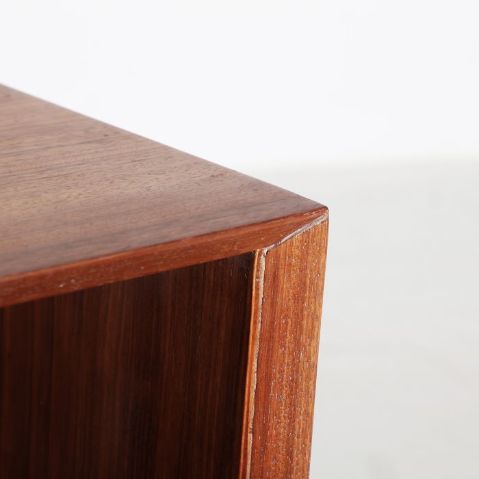 Mueble TV Madera Abeto 3 Cajones Negro Natural, 174 Cm