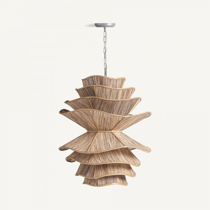 Lámpara de Techo Madera Coco, 63 Cm
