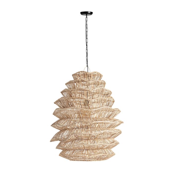 Lámpara de Techo Volantes Ratán, 60 Cm