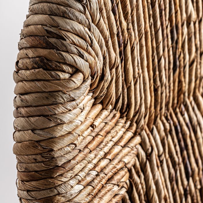 Silla Teka Natural Fibra Enea Patas Cuñas, 86 Cm