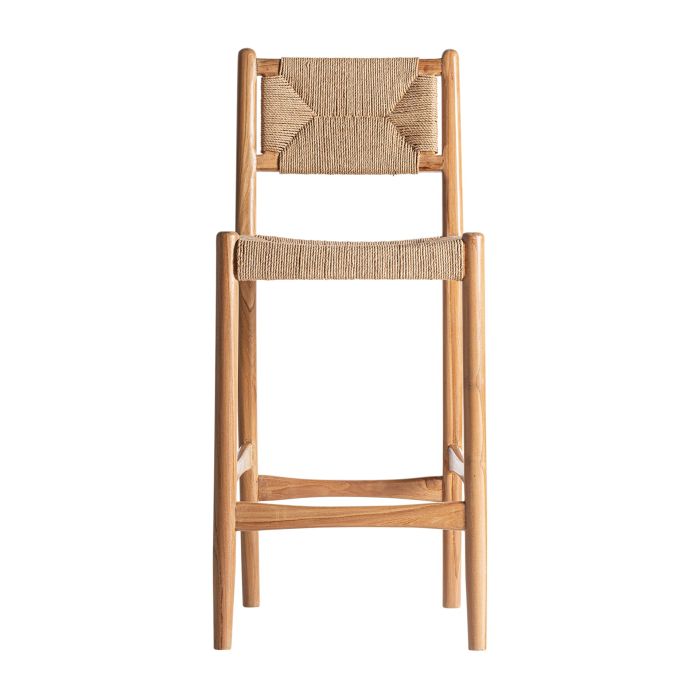 TABURETE AGIA Natural Teka Cáñamo 104 Cm