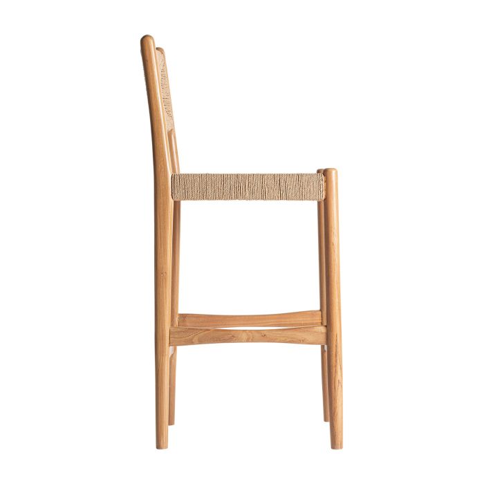 TABURETE AGIA Natural Teka Cáñamo 104 Cm