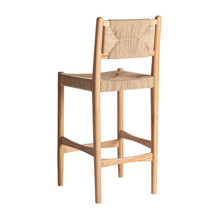TABURETE AGIA Natural Teka Cáñamo 104 Cm