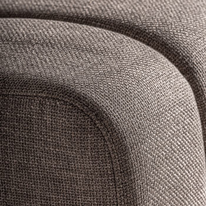 Sofá Modular Stulles Poliéster Marrón Madera Abedul, 52 Cm
