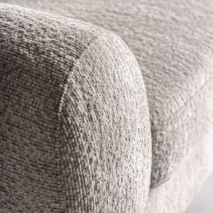 Sillón 84X95X68 Terciopélo Blanco Roto Acero Oro