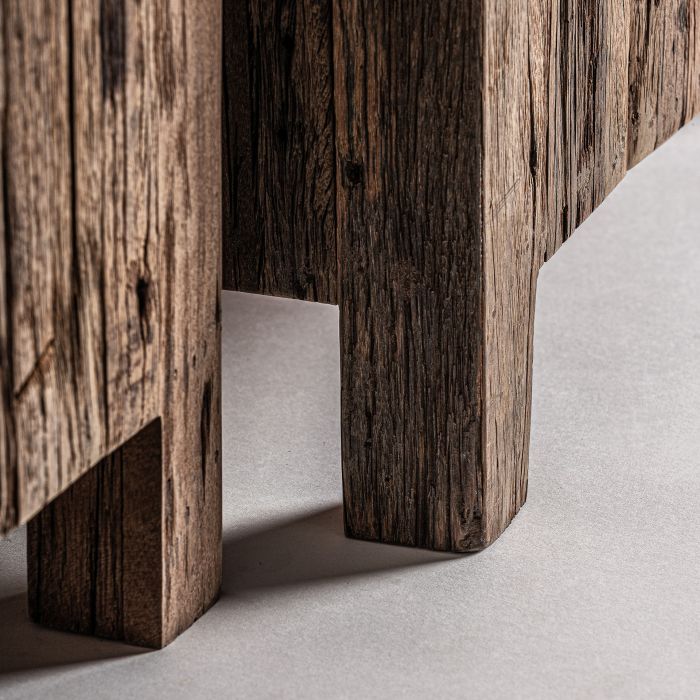 J/2 Macetero Samsun Madera Recuperada, 60 Cm