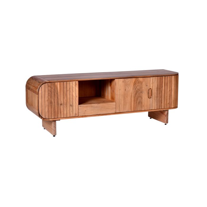 Mueble TV Madera Acacia Marrón, 150 Cm
