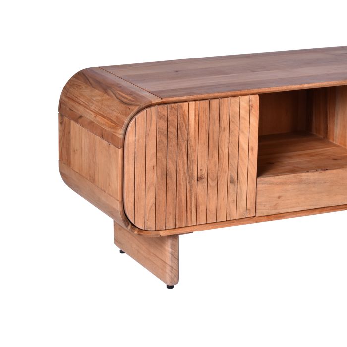 Mueble TV Madera Acacia Marrón, 150 Cm