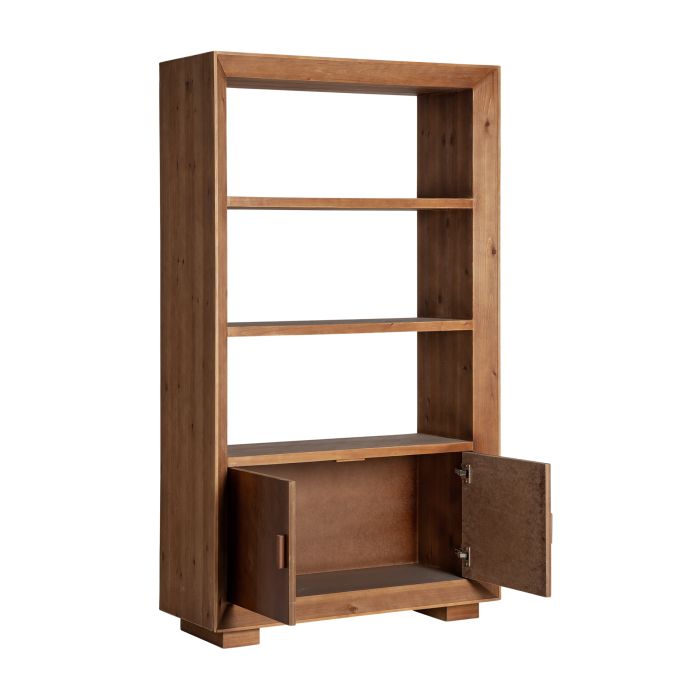 Estantería Madera Fresno Marrón, 100 Cm