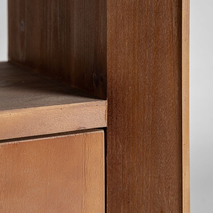 Estantería Madera Fresno Marrón, 100 Cm