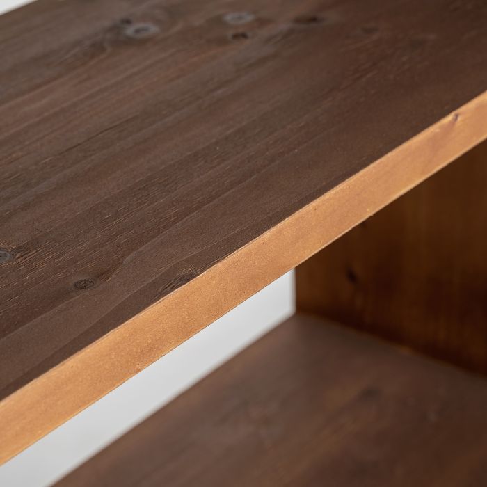 Estantería Madera Fresno Marrón, 100 Cm