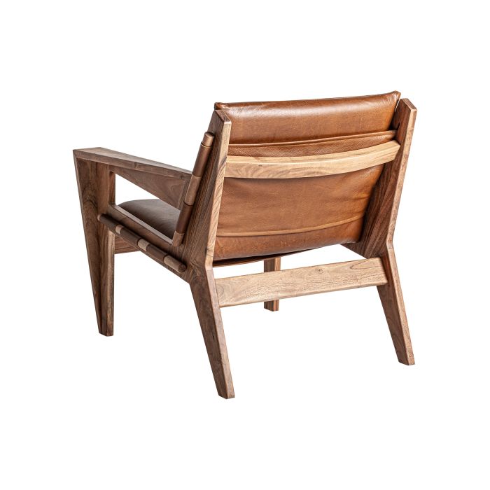 Sillón Melle Marrón Madera Acacia, 74 Cm