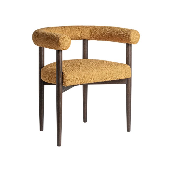 Silla estilo moderno color mostaza