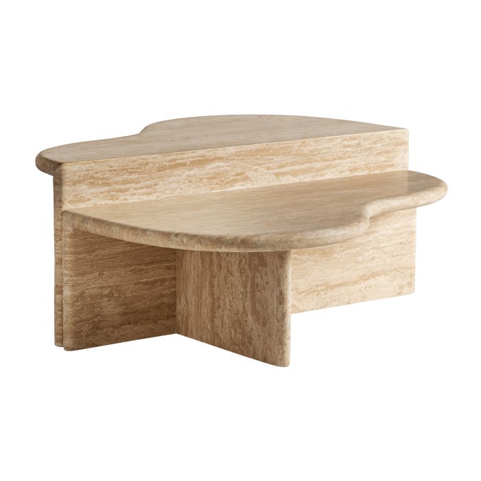 Mesa Centro j/2 Travertino Marrón Claro, 100 Cm
