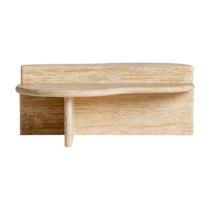 Mesa Centro j/2 Travertino Marrón Claro, 100 Cm