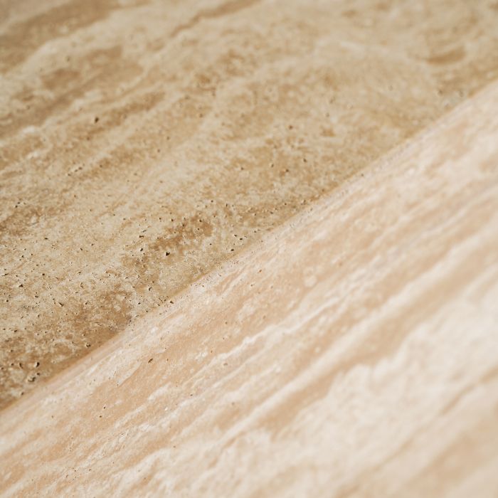 Mesa Centro j/2 Travertino Marrón Claro, 100 Cm