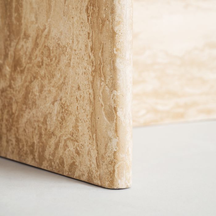 Mesa Centro j/2 Travertino Marrón Claro, 100 Cm