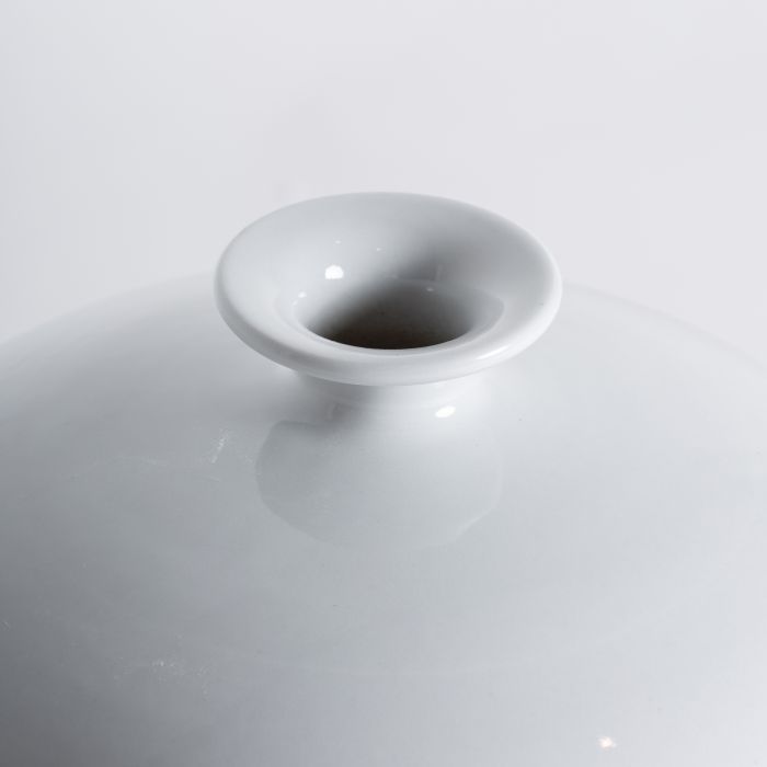 Jarrón Cerámica Blanco Home, 29 Cm