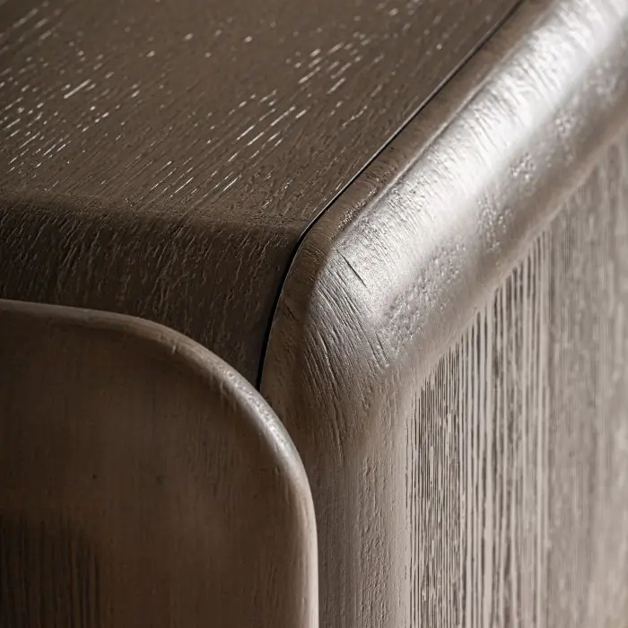 Armario Roble Beige Latón Oro 2 Puertas, 142 Cm
