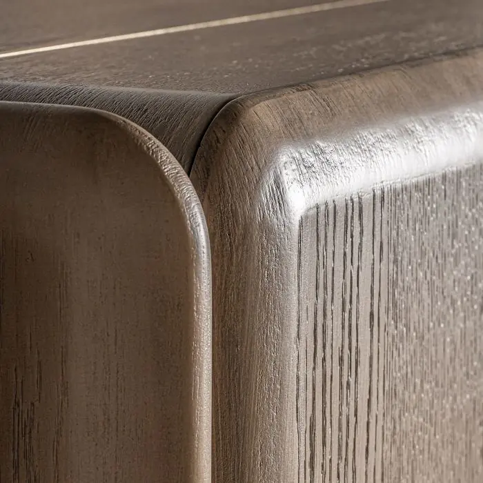 Armario Roble Beige Latón Oro 2 Puertas, 142 Cm