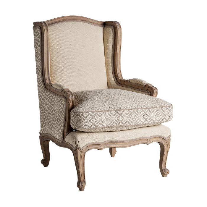 Sillón vintage color beige claro