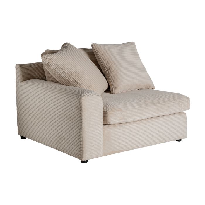 Módulo Sofá Esquinero Color Crema, 110 Cm