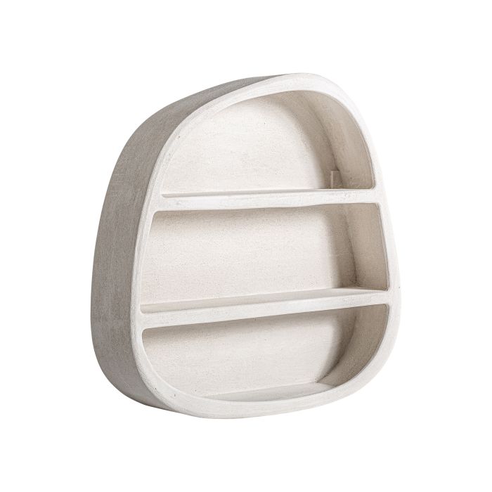 Estantería Madera Mango Blanco Roto, 100 Cm