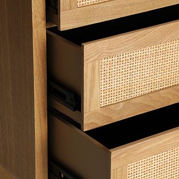 Cómoda Doazit Madera Abeto Marrón Claro, 78 Cm