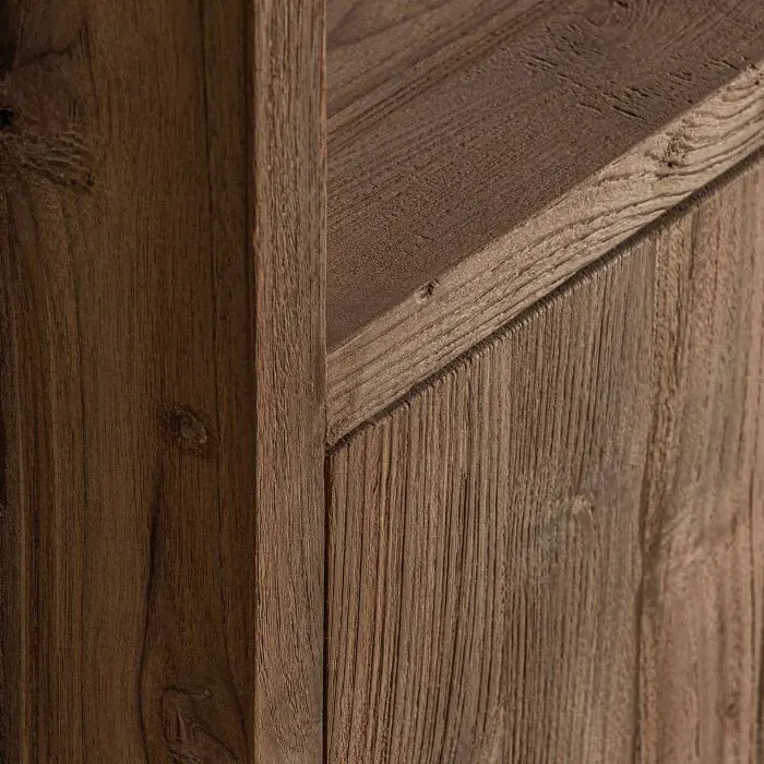 Estanteria Madera Tonos Marrón 4 Puertas Home, 210 Cm
