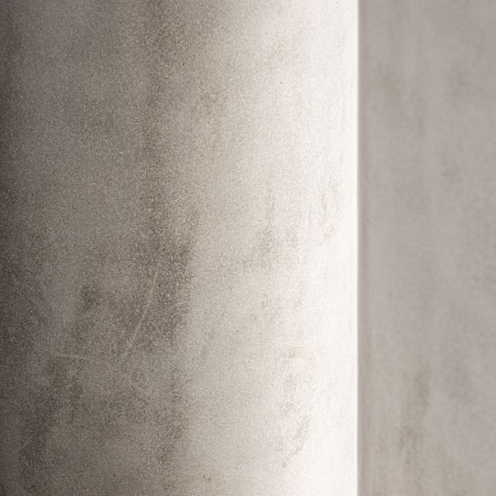 Mesa De Comedor Cemento Gris Redonda, 150 Cm