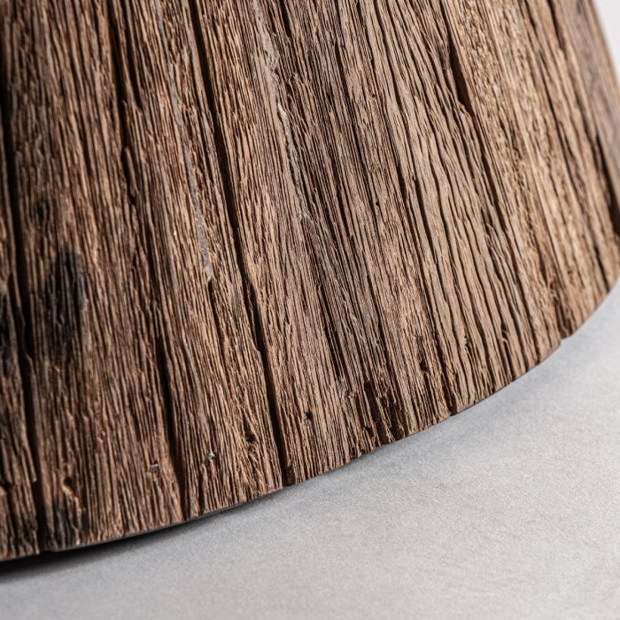 Mesa Comedor Mármol Blanco Madera Tropical Marrón, 120 Cm
